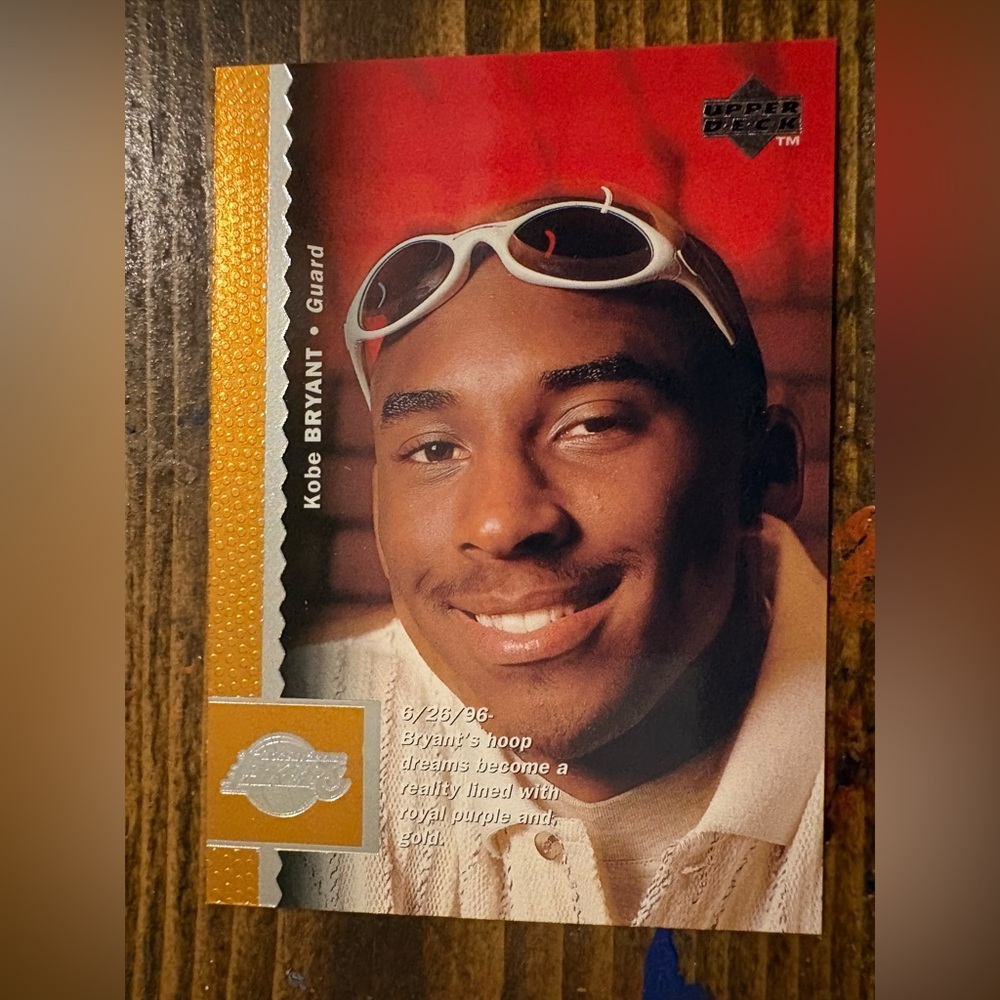 1996 Upper Deck Kobe Bryant ROOKIE Basketball Card Lakers NBA MINT